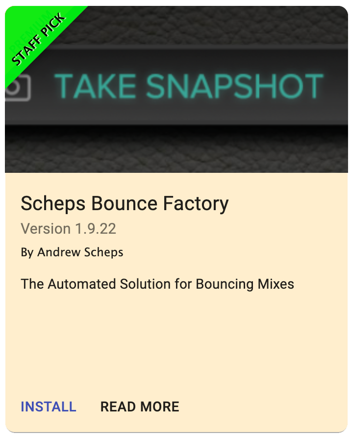 Bounce Factory Installation